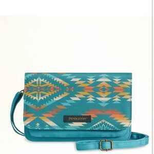 PENDLETON SUMMERLAND BRIGHT CANOPY CANVAS CROSSBODY WALLET